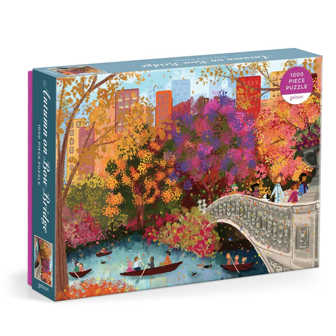 Joy Laforme Autumn on Bow Bridge 1000 Piece Puzzle - Robert's-Chronicle Books-Robert's