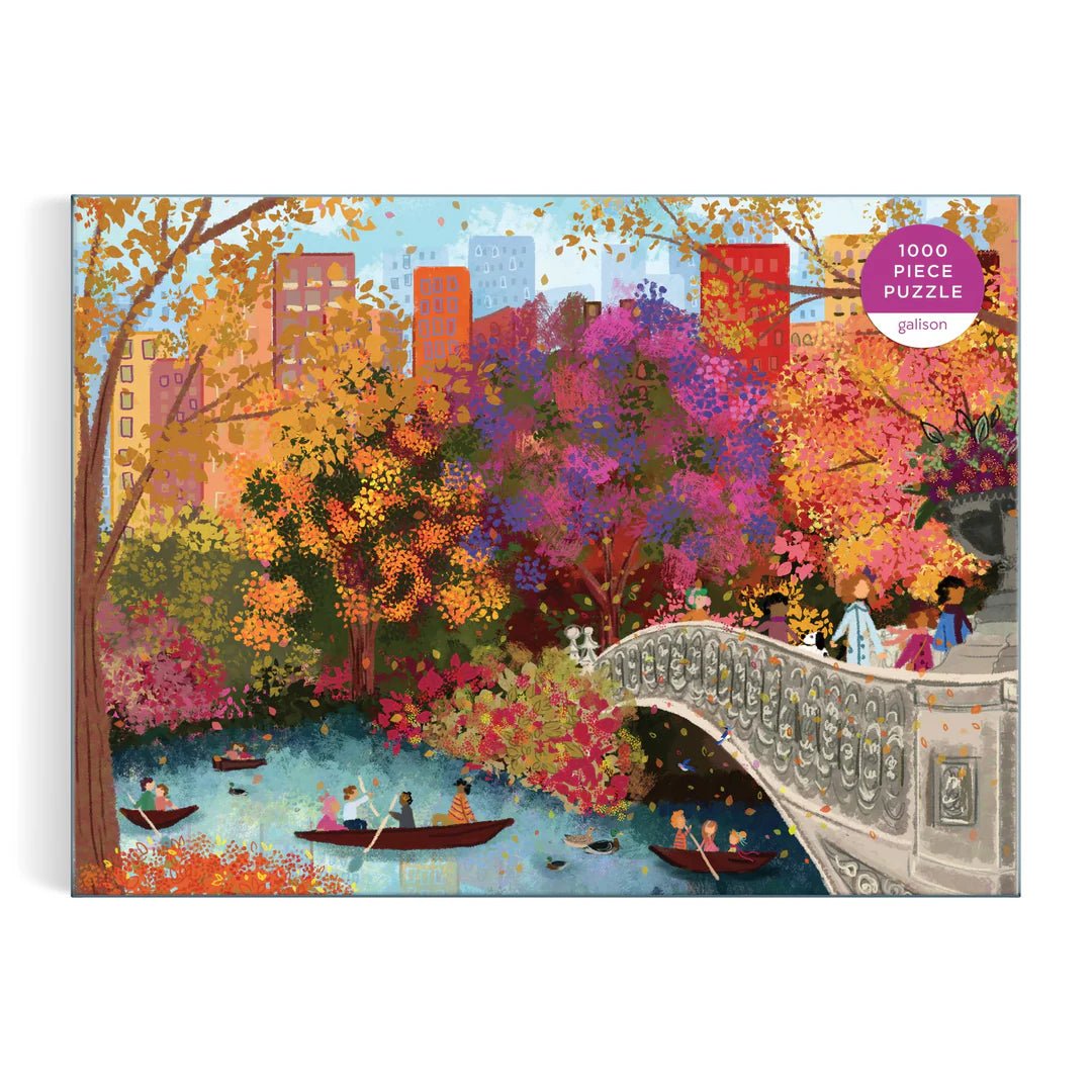 Joy Laforme Autumn on Bow Bridge 1000 Piece Puzzle - Robert's-Chronicle Books-Robert's