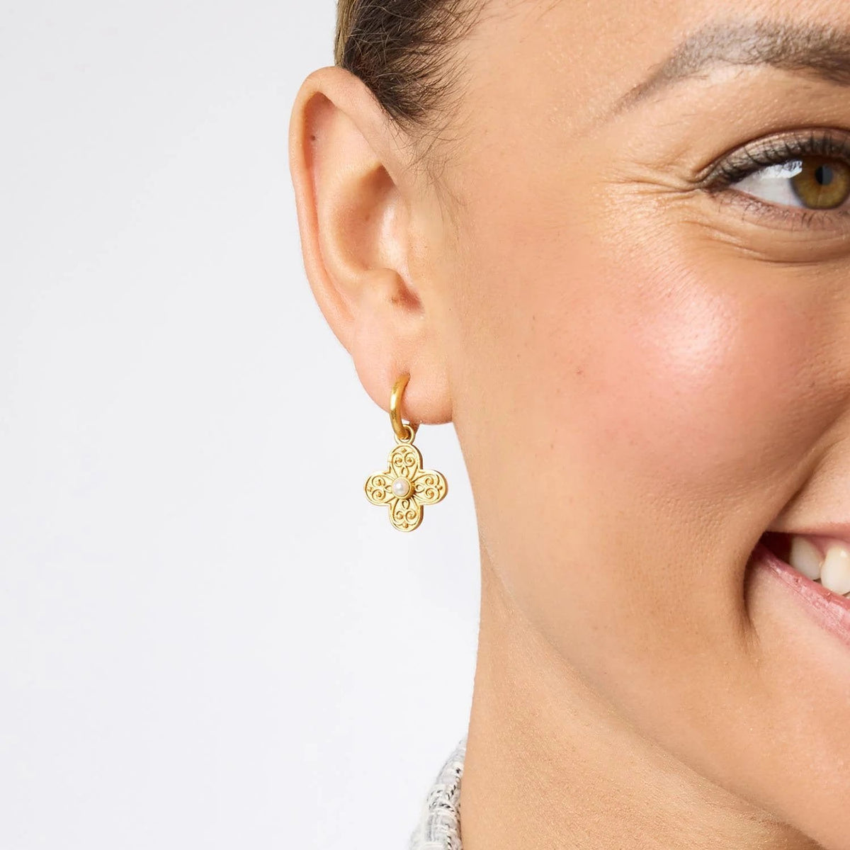 Julie Vos Corinth Hoop and Charm Earring - Robert's-Julie Vos-Robert's