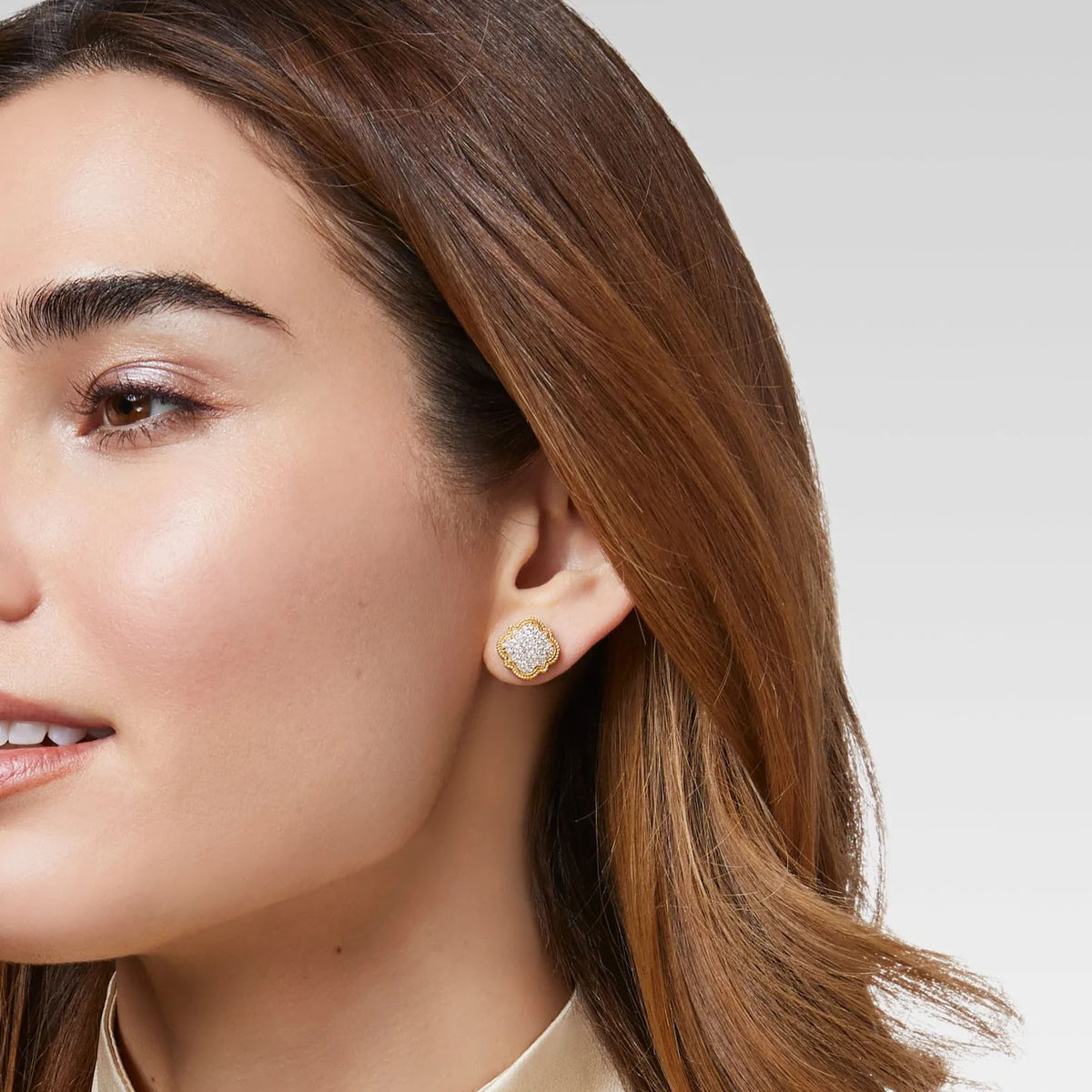 Julie Vos Odette Pave Stud Earring - Robert's-Julie Vos-Robert's