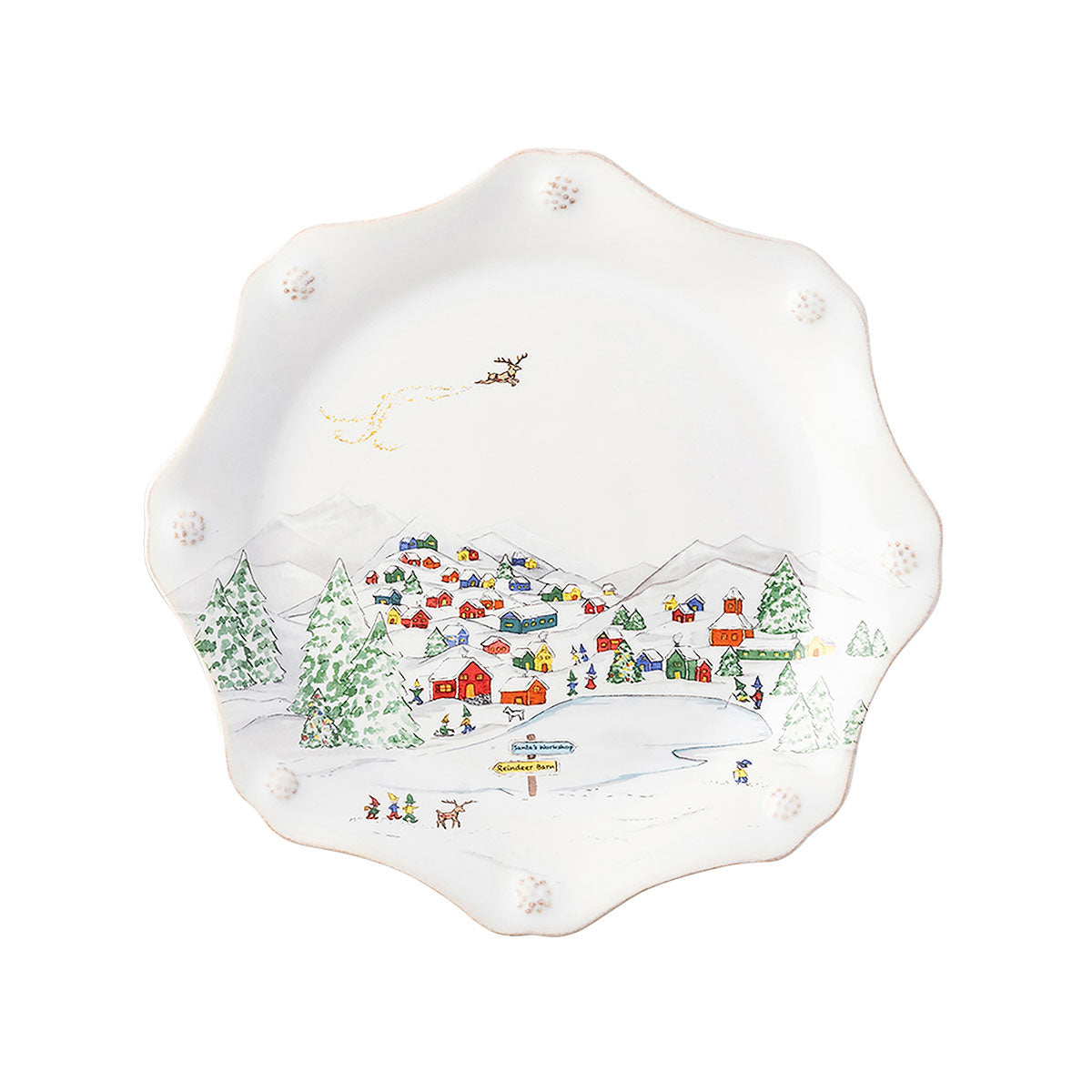 Juliska berry and Thread North Pole Dessert Plate