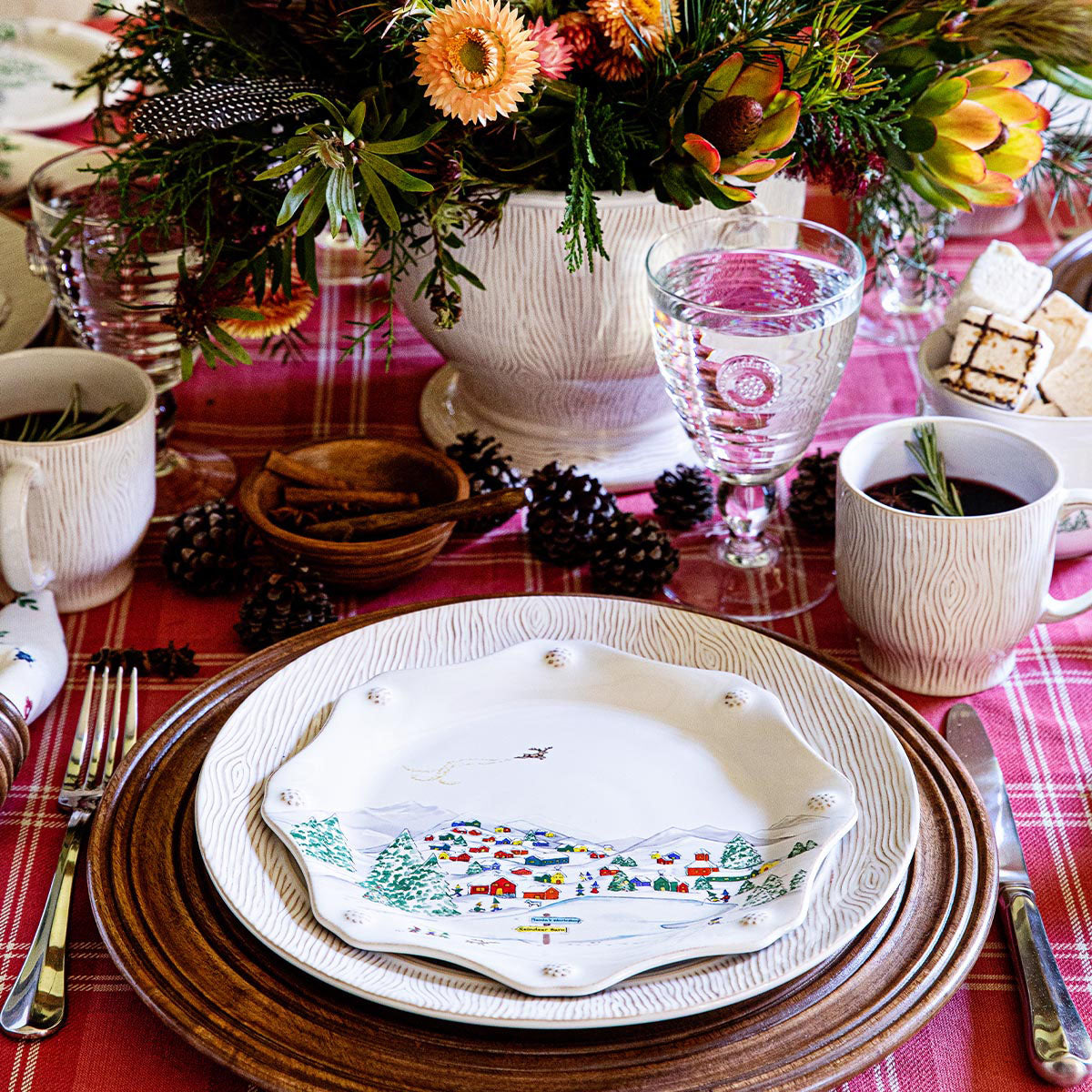 Juliska berry and Thread North Pole Dessert Plate