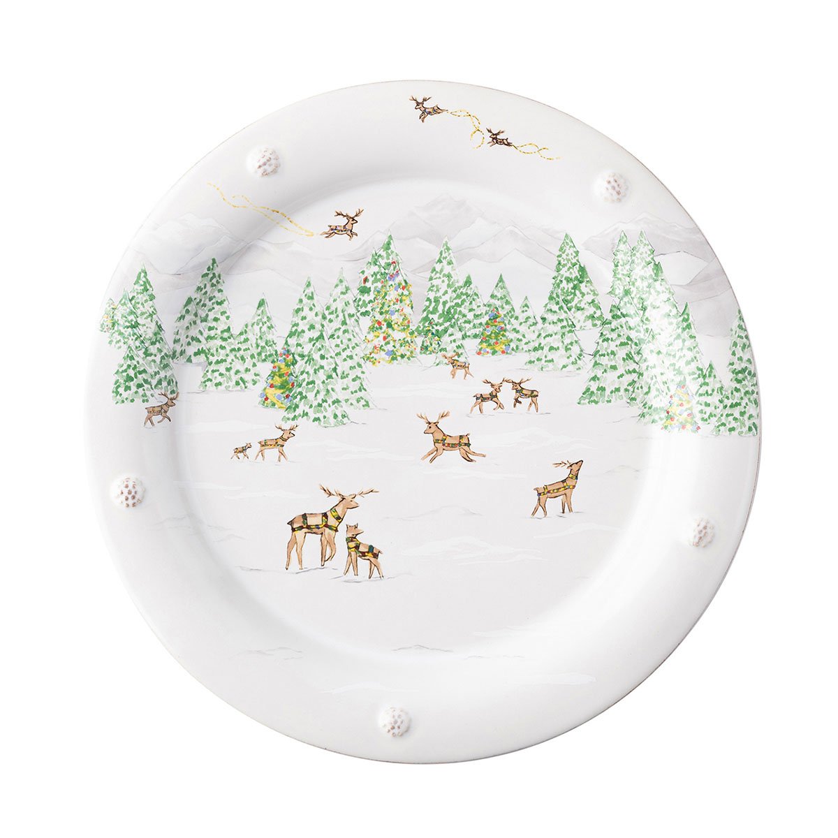 Juliska Berry and Thread North Pole Dinner Plate