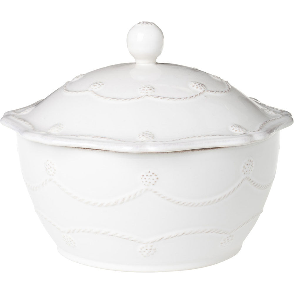 Juliska Berry and Thread White Round Covered Casserole