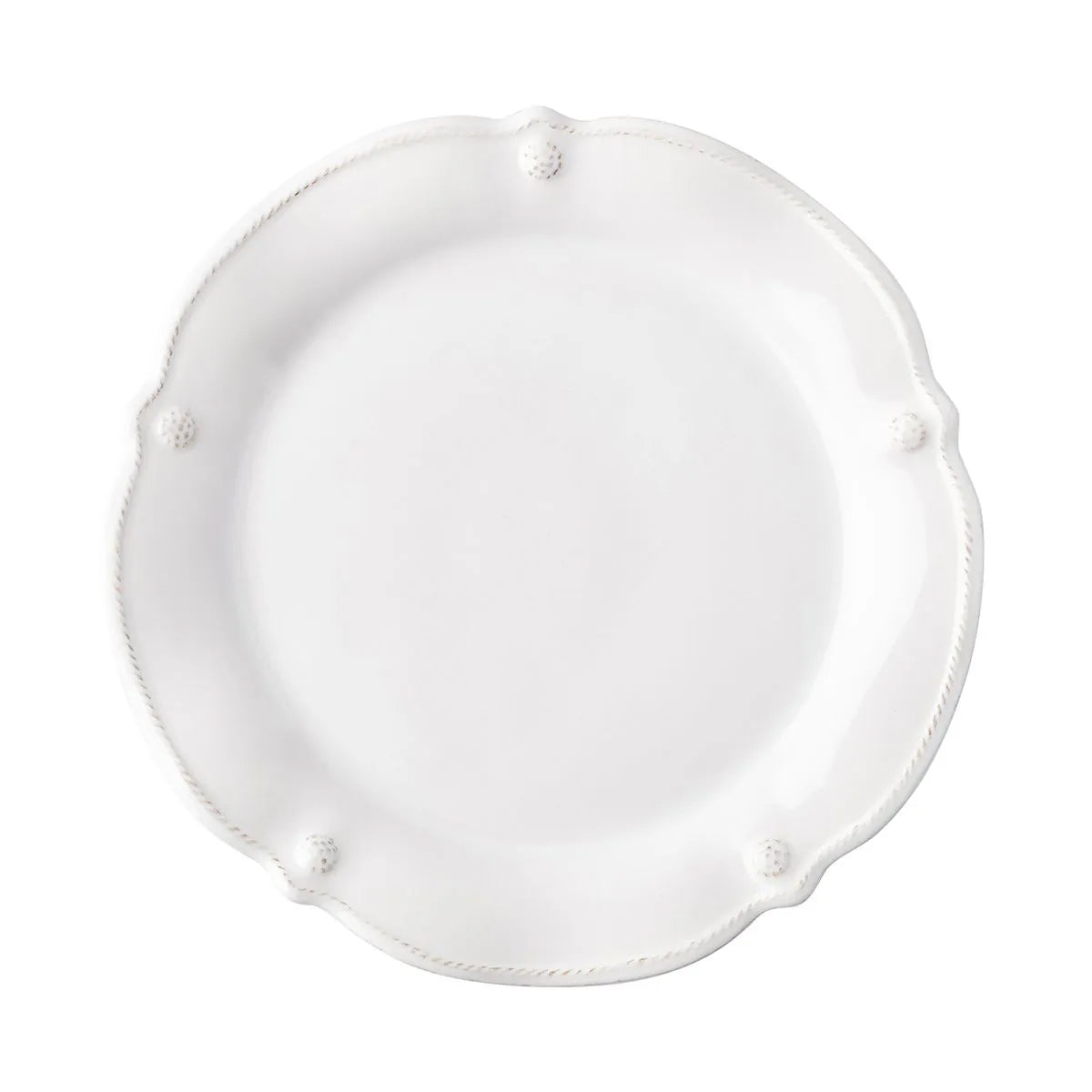 Juliska Berry and Thread Whitewash Flared Dessert Salad Plate