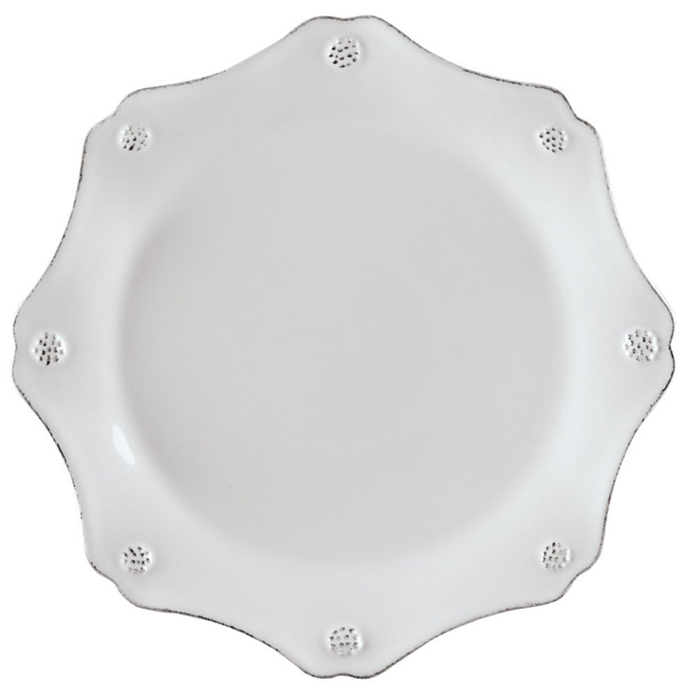 Juliska Berry and Thread Whitewash Salad Plate - Scalloped