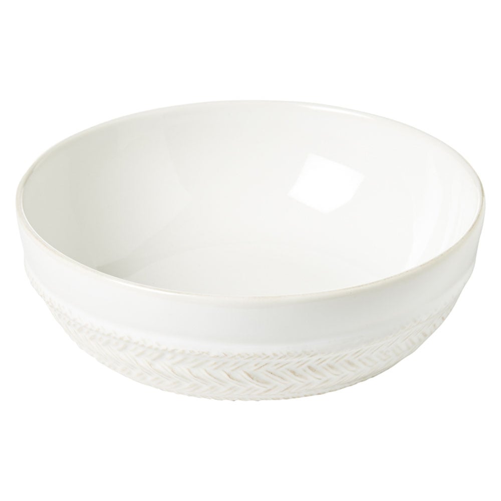 Juliska Le Panier Coup Pasta Bowl Whitewash