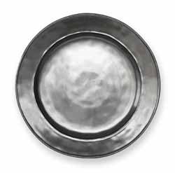 Pewter Stoneware Dinner Plate