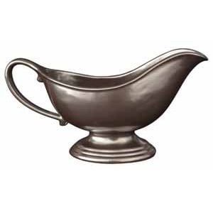 Juliska Pewter Stoneware Sauce Boat