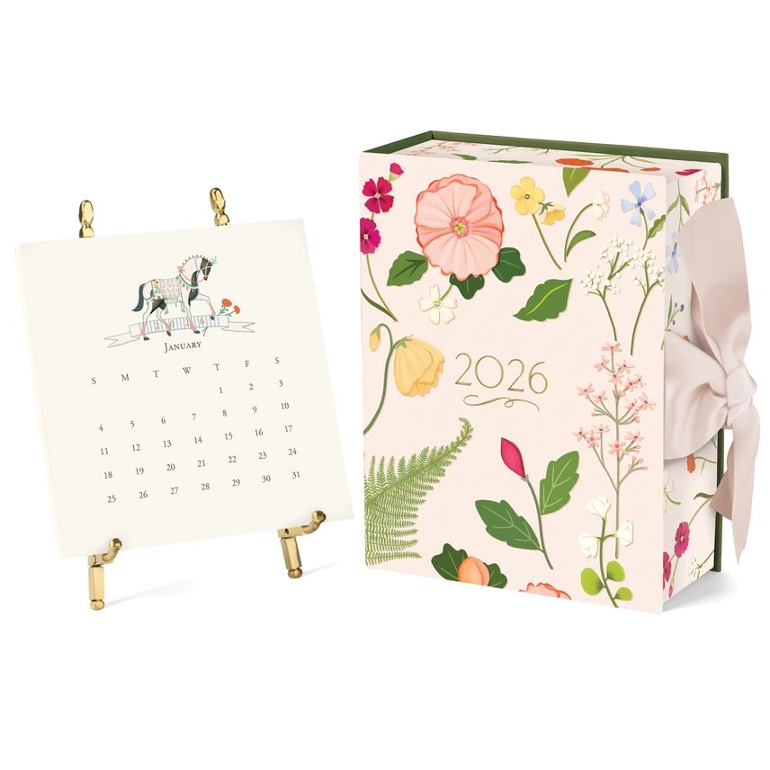 Karen Adams 2026 Classic Desk Calendar - Robert's-KAREN ADAMS DESIGN-Robert's