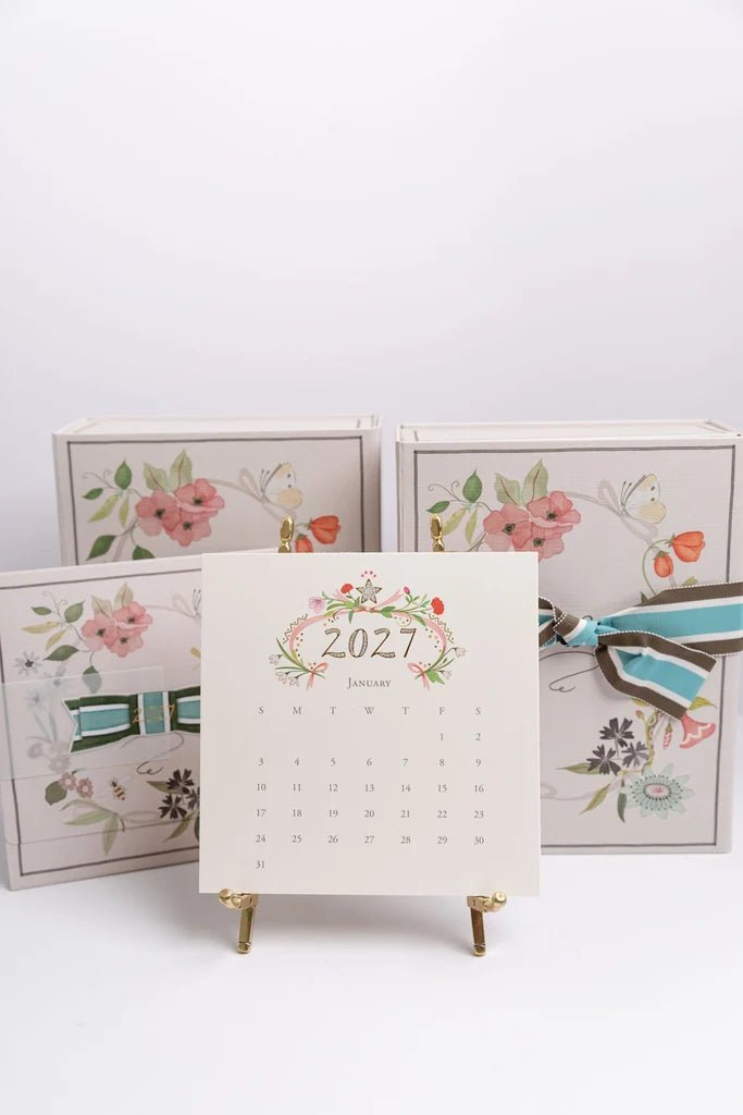 Karen Adams 2027 Classic Desk Calendar - Robert's-KAREN ADAMS DESIGN-Robert's