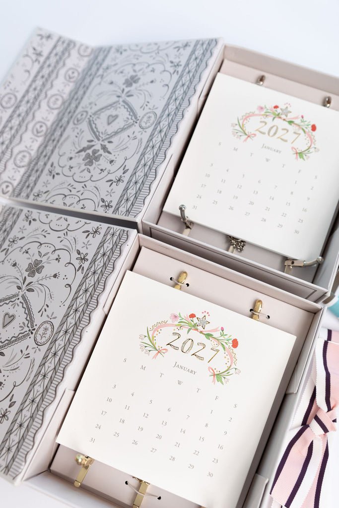 Karen Adams 2027 Classic Desk Calendar - Robert's-KAREN ADAMS DESIGN-Robert's