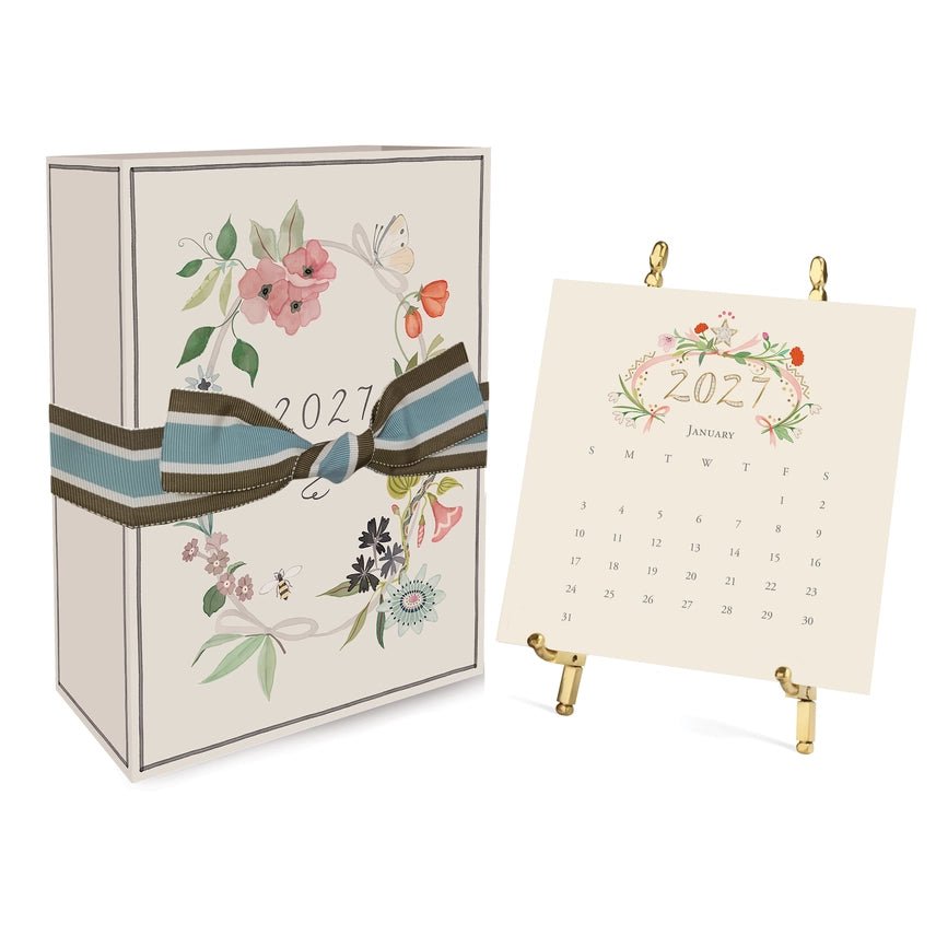 Karen Adams 2027 Classic Desk Calendar - Robert's-KAREN ADAMS DESIGN-Robert's