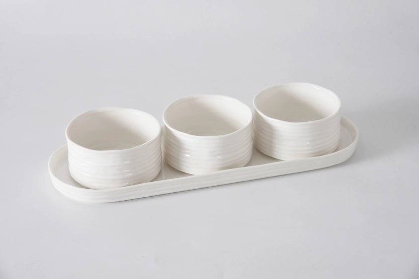 Le Blanc Entertaining Set - 4pc - Robert's-PAMPA BAY-Robert's