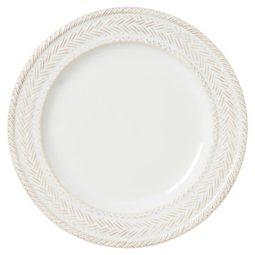 Le Panier Dessert Salad Plate Whitewash - Robert's-Juliska-Robert's