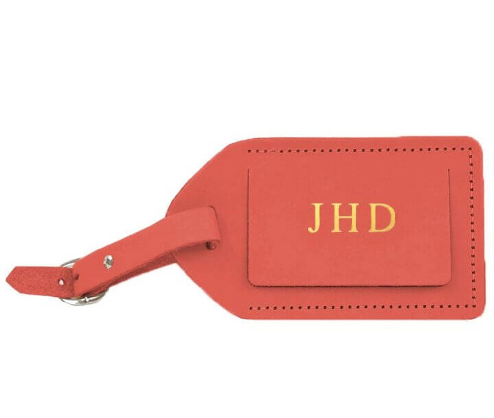 Leather Luggage Tag - Robert's-Jon Hart Design-Robert's
