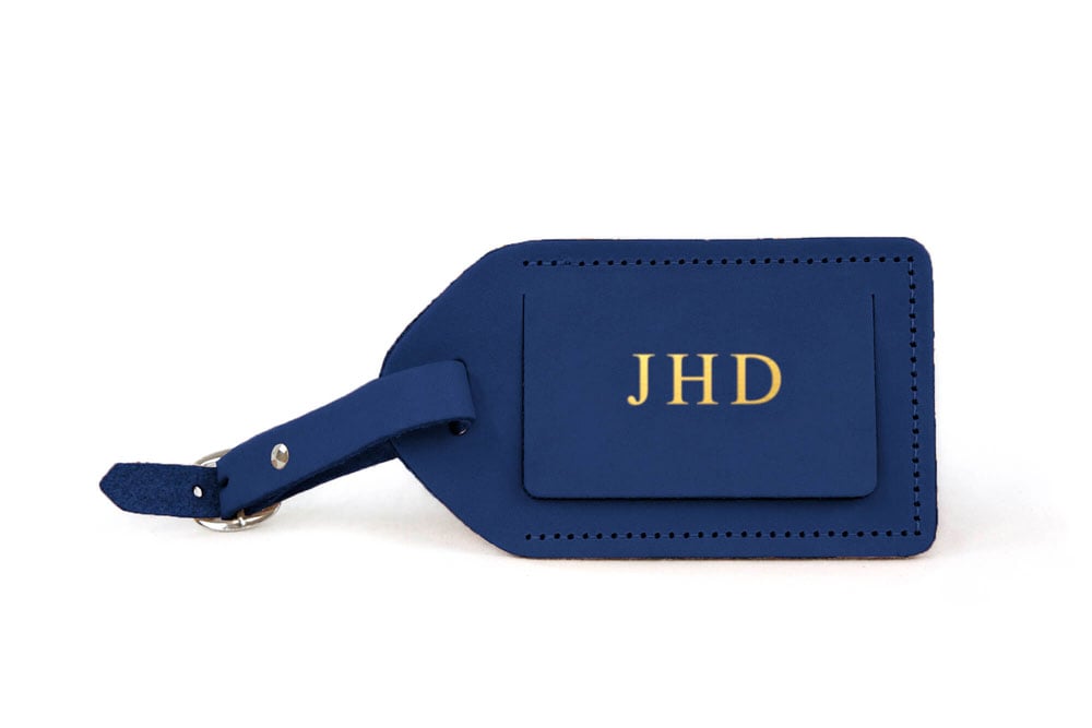 Leather Luggage Tag - Robert's-Jon Hart Design-Robert's