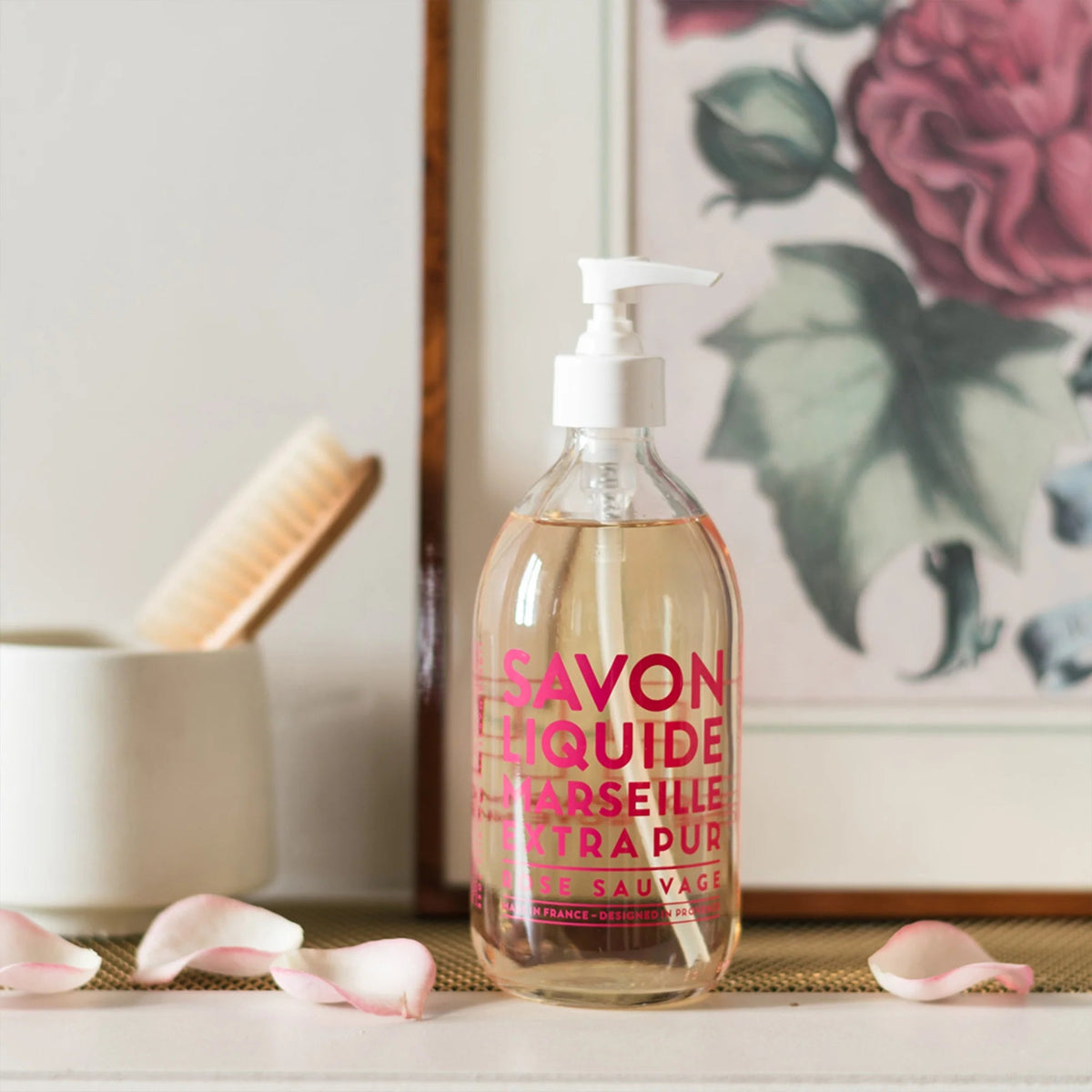 Liquid Marseille Soap 16.7 fl. oz. - Wild Rose - Robert's-Compagnie de Provence-Robert's