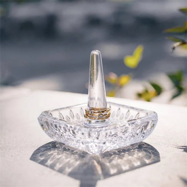 Lismore Square Ring Holder, 3in - Robert's-WATERFORD CRYSTAL-Robert's