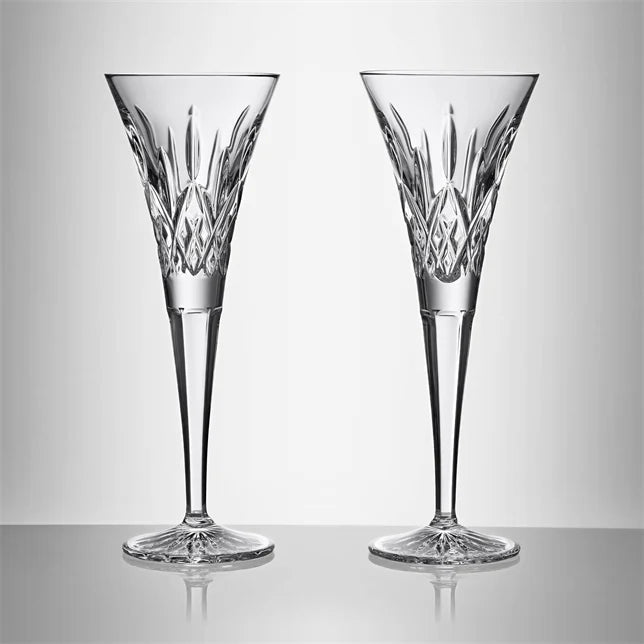 Lismore Toasting Flute, 5.5oz, Set of 2 - Robert's-WATERFORD CRYSTAL-Robert's