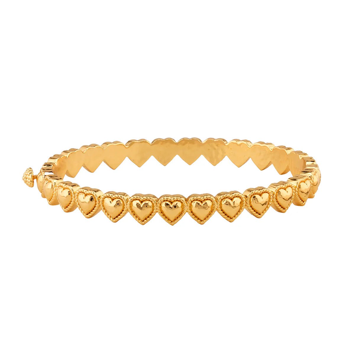 Love Petite Hinged Bangle - Gold - Robert's-Capucine De Wulf-Robert's