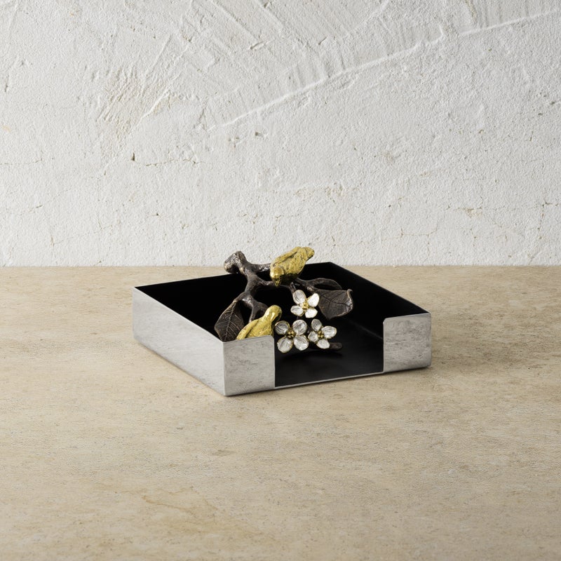Lovebirds Cocktail Napkin Holder - Robert's-Michael Aram-Robert's