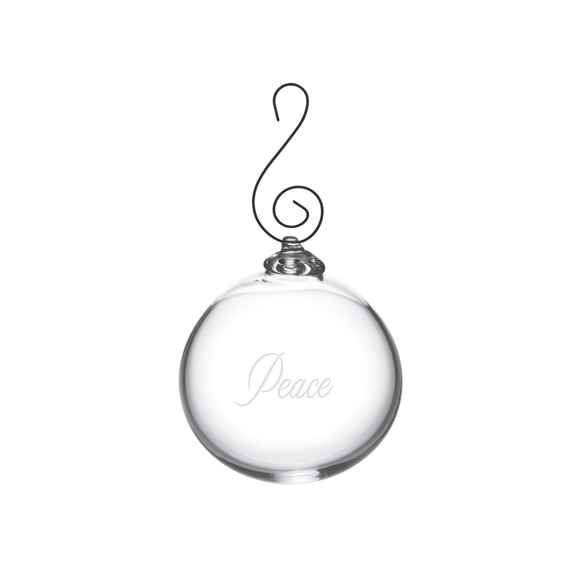 LoveYourBrain Round Ornament — Peace - Robert's-SIMON PEARCE-Robert's