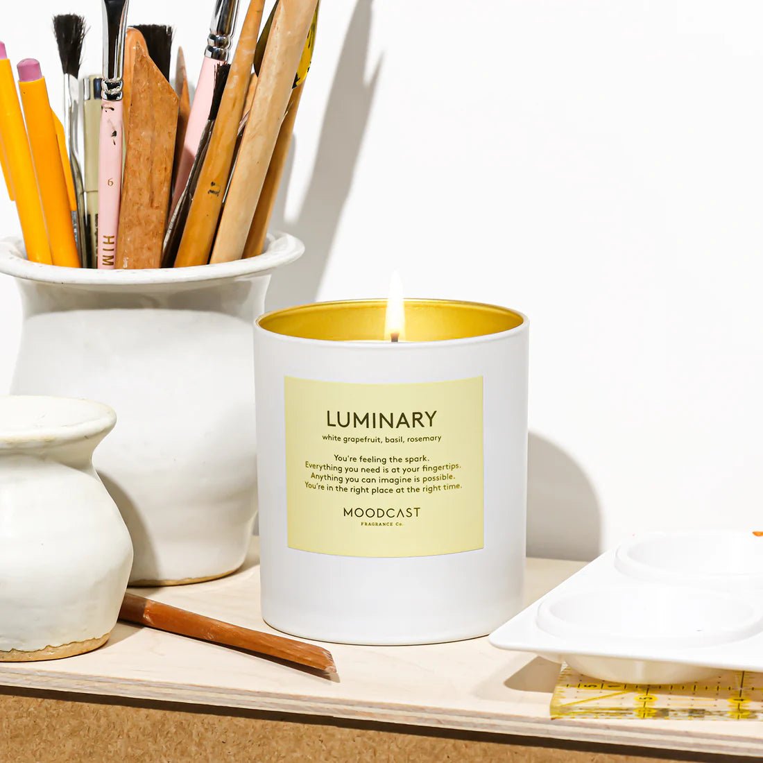 Luminary 8oz Candle - Robert's-Moodcast Fragrance-Robert's