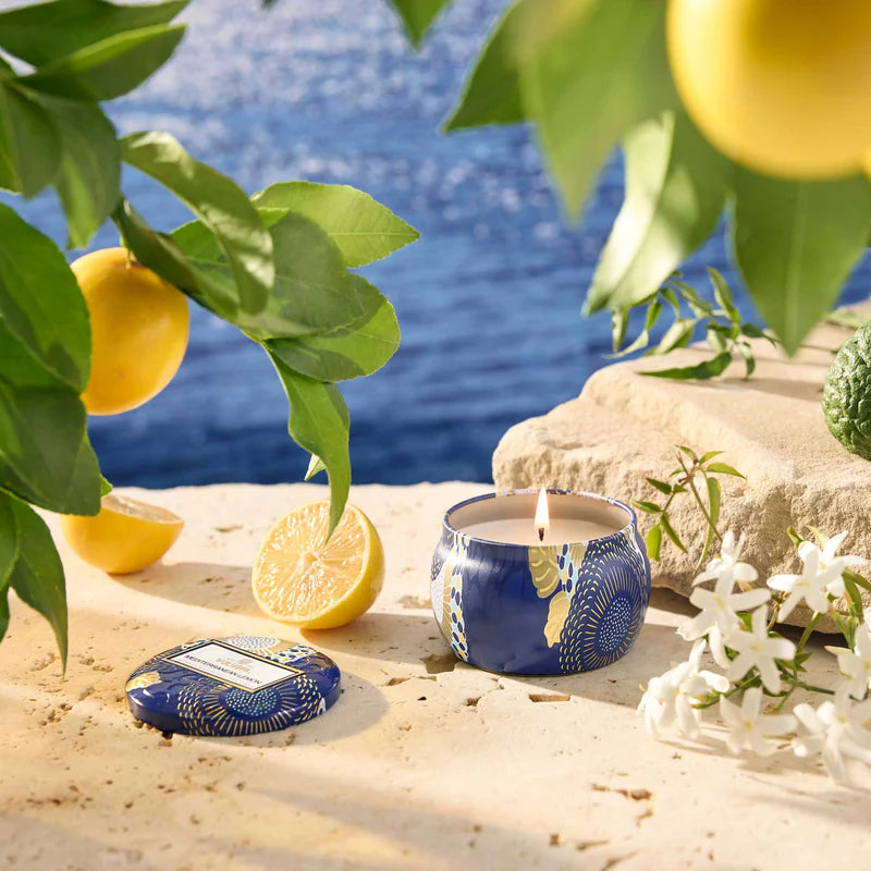 Mediterranean Lemon Mini Tin Candle