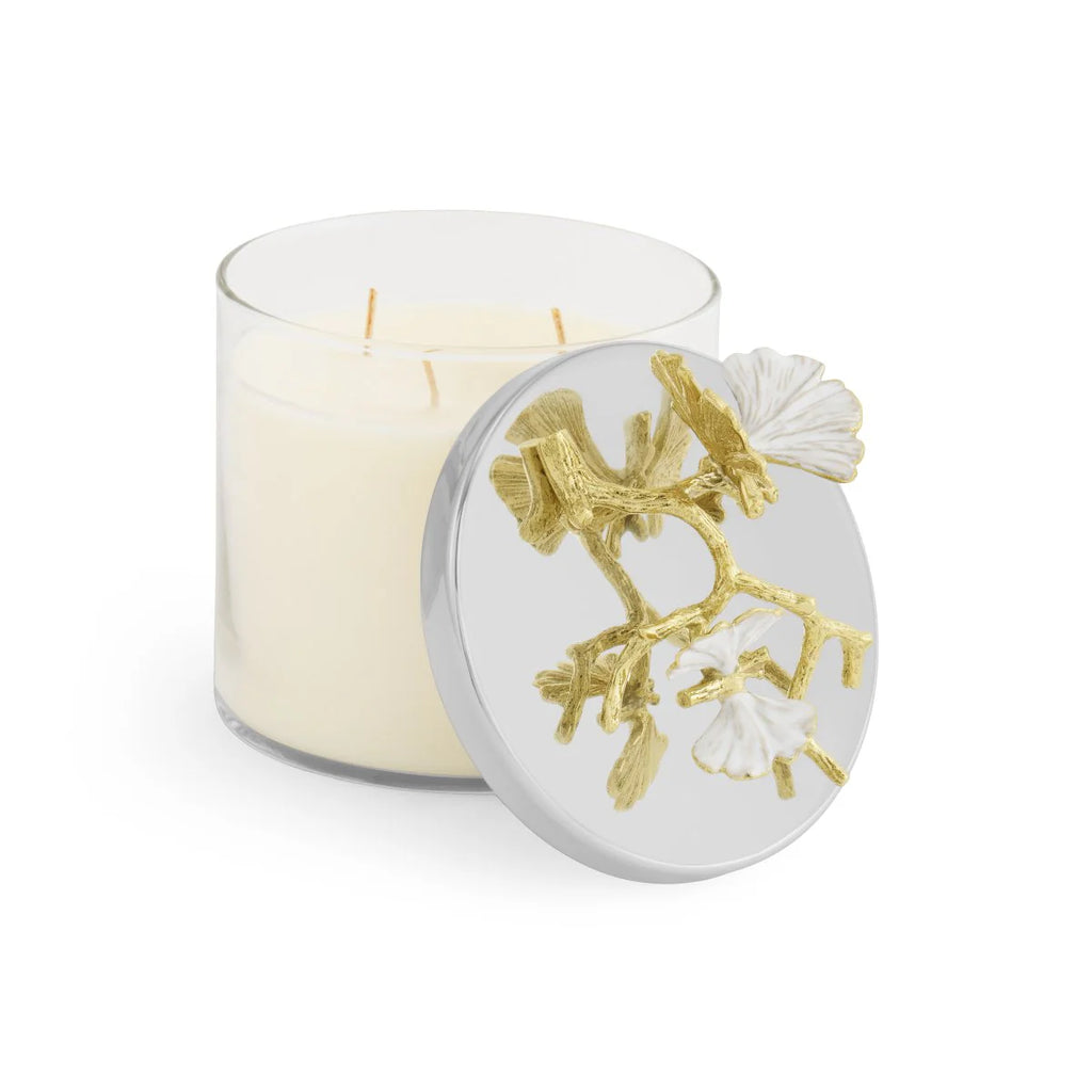 Butterfly Gold Candle