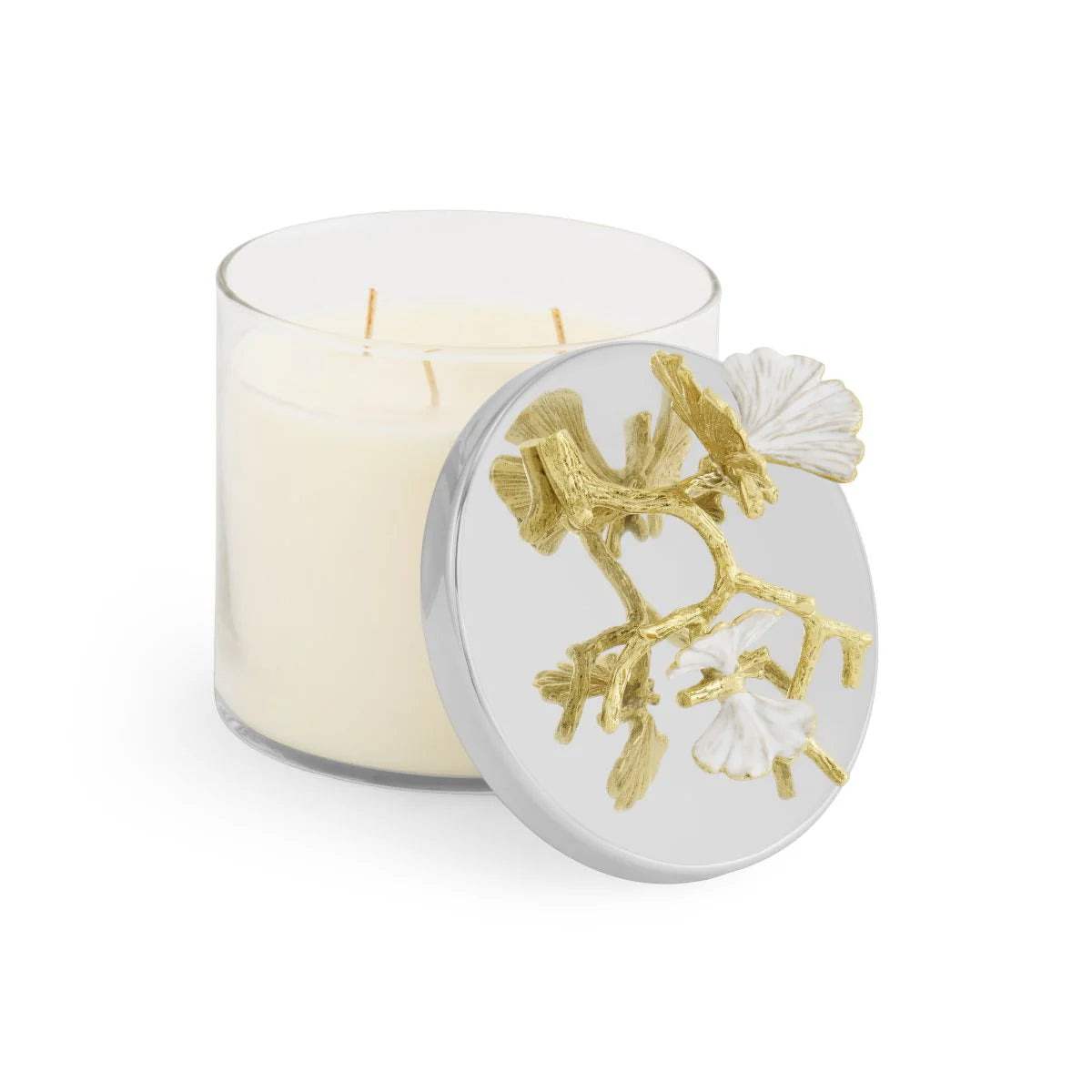 Butterfly Gold Candle