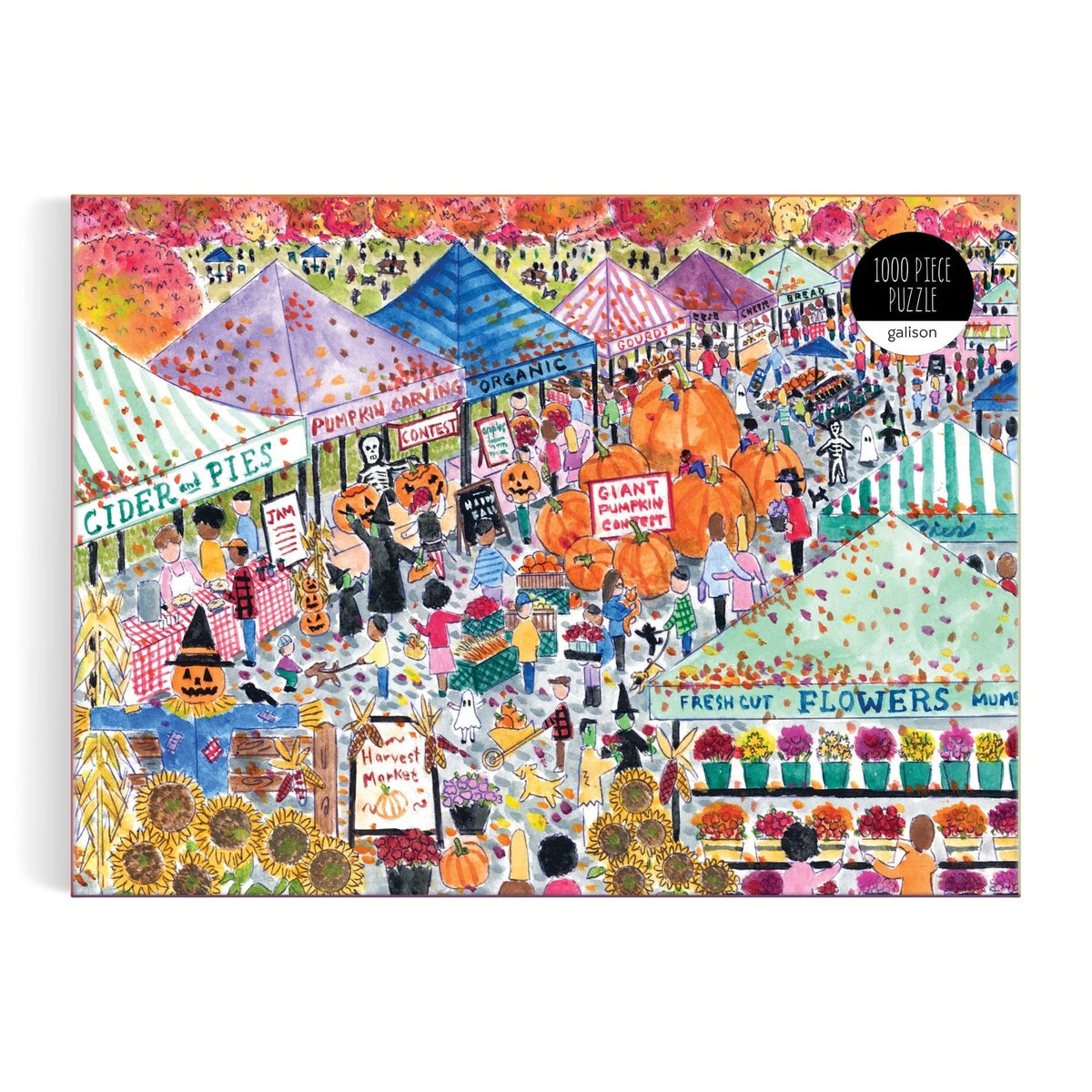 Michael Storrings Harvest Market 1000 Piece Puzzle - Robert's-Chronicle Books-Robert's