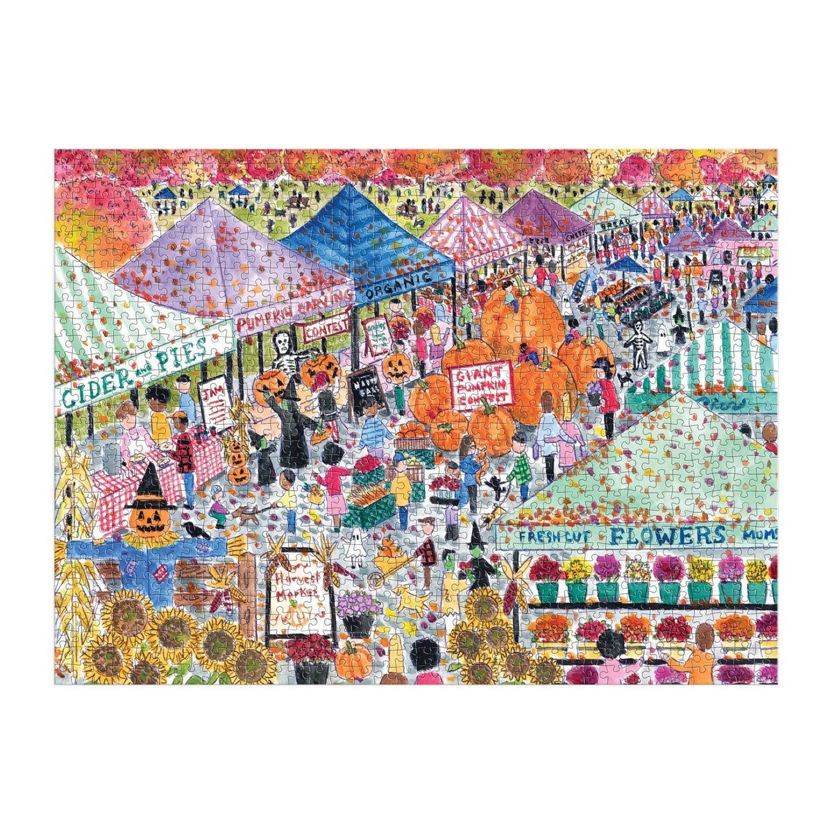 Michael Storrings Harvest Market 1000 Piece Puzzle - Robert's-Chronicle Books-Robert's