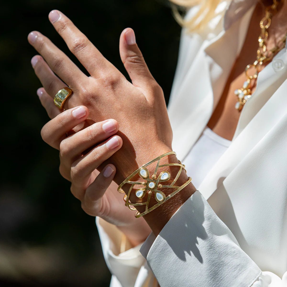 Monique Gem Cuff - MOP - Robert's-Capucine De Wulf-Robert's