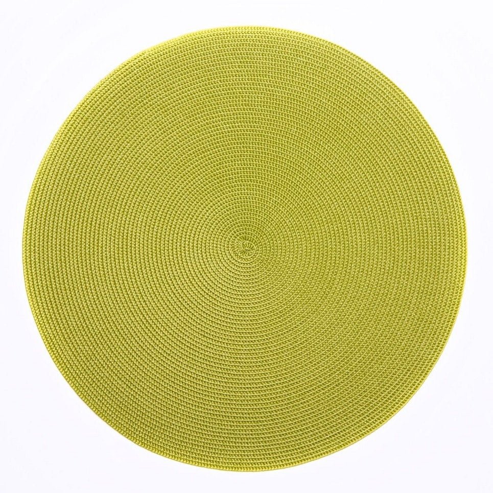 Moss Canary Indo Round Mat - Robert's-Deborah Rhodes-Robert's