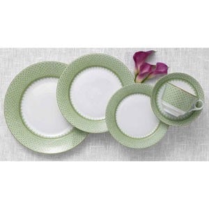 Mottahedeh Apple Lace Dessert Plate - Robert's-MOTTAHEDEH-Robert's