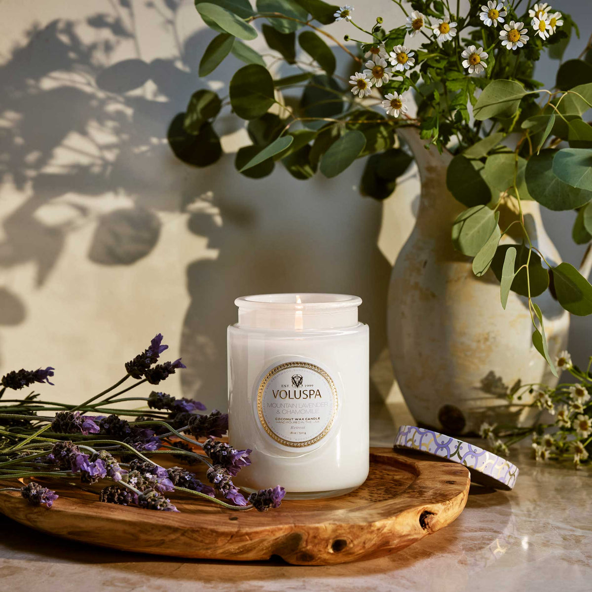 Mountain Lavender & Chamomile Large Jar Candle - Robert's-VOLUSPA-Robert's