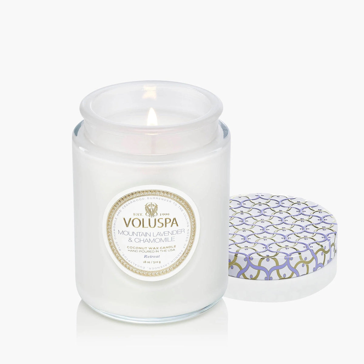 Mountain Lavender & Chamomile Large Jar Candle - Robert's-VOLUSPA-Robert's