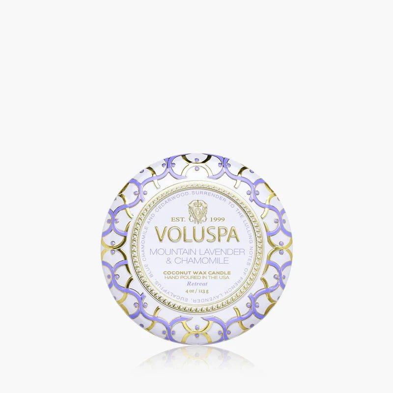Mountain Lavender & Chamomile Mini Tin Candle - Robert's-VOLUSPA-Robert's