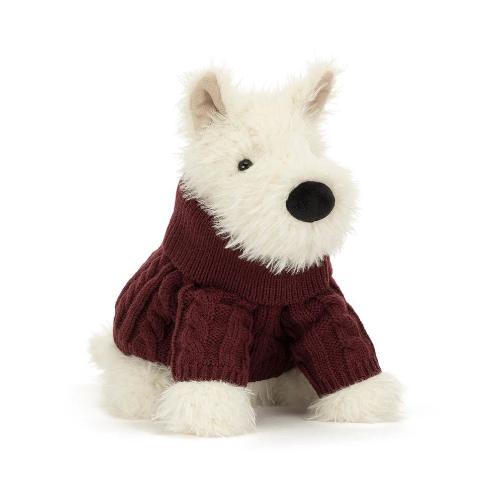 Munro Scottie Dog 'Winter Jumper' - Robert's-JELLYCAT-Robert's