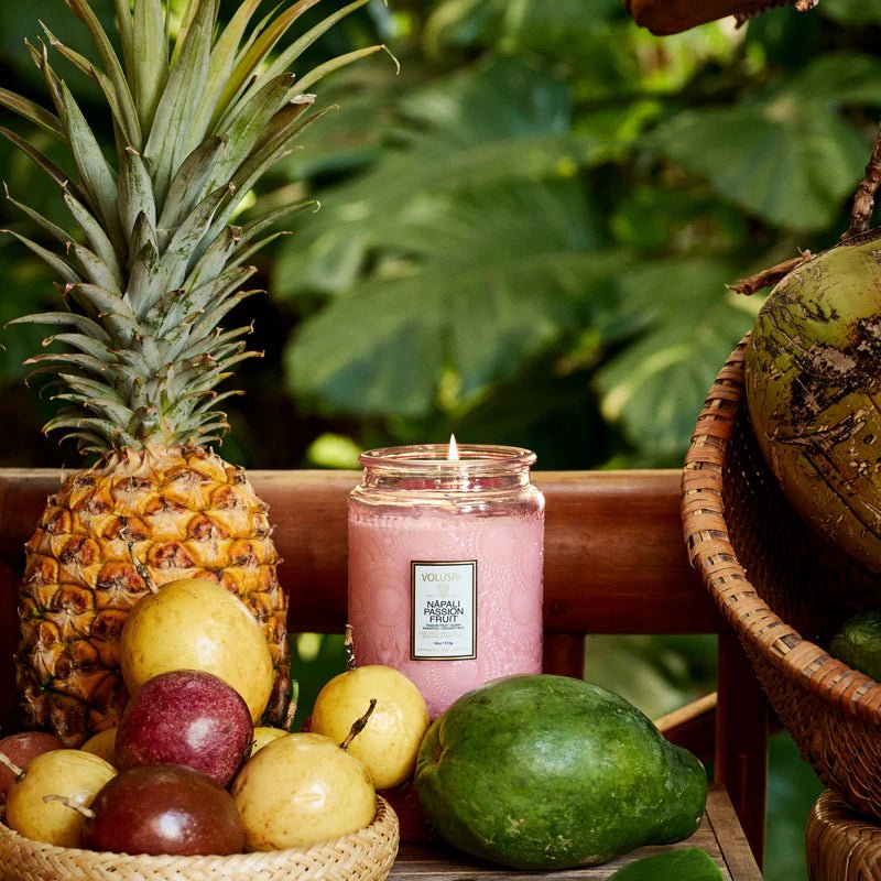 Nāpali Passion Fruit Large Jar Candle - Robert's-VOLUSPA-Robert's
