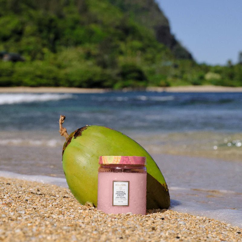 Nāpali Passion Fruit Large Jar Candle - Robert's-VOLUSPA-Robert's