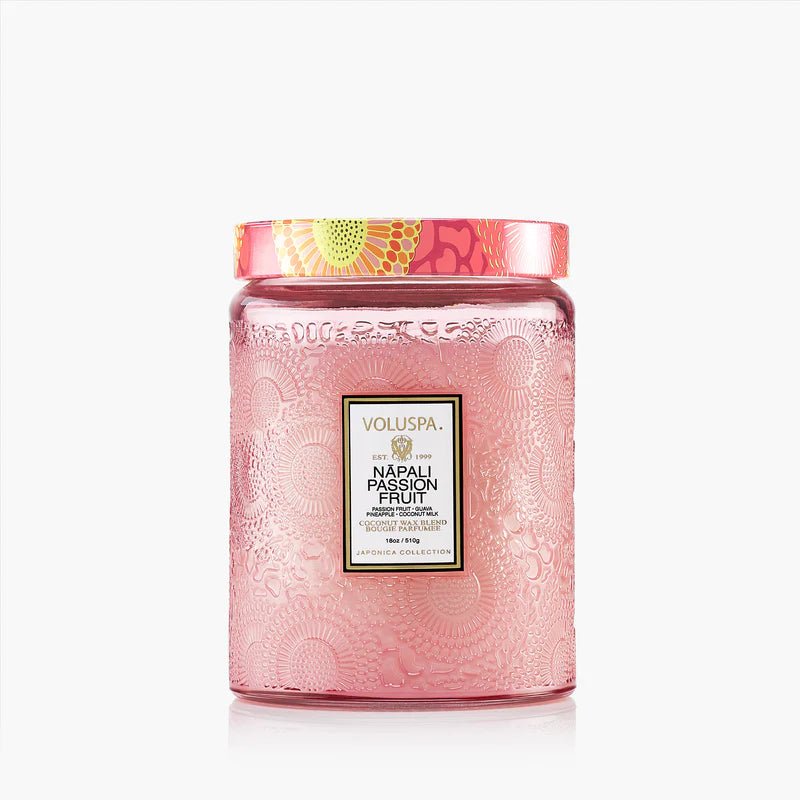 Nāpali Passion Fruit Large Jar Candle - Robert's-VOLUSPA-Robert's