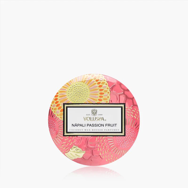 Nāpali Passion Fruit Mini Tin Candle - Robert's-VOLUSPA-Robert's
