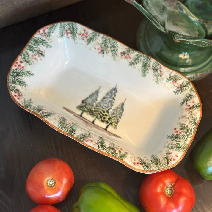 Natale Rectangular Dish - Robert's-Arte Italica-Robert's