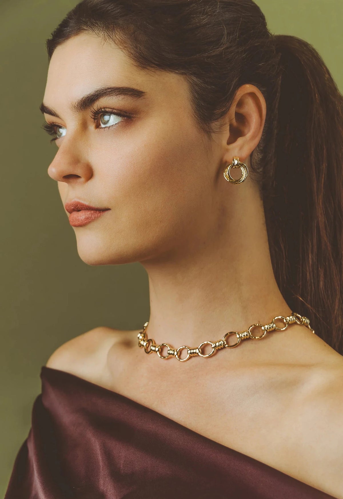 Neptune Triple Ring Earrings - Robert's-Anabel Aram-Robert's