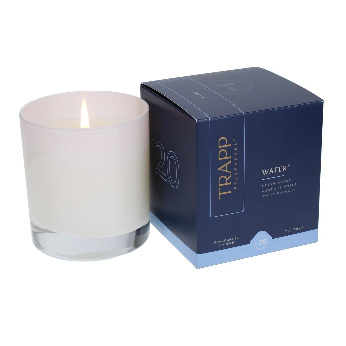 No. 20 Water 7 oz. Candle in Signature Box - Robert's-Trapp-Robert's