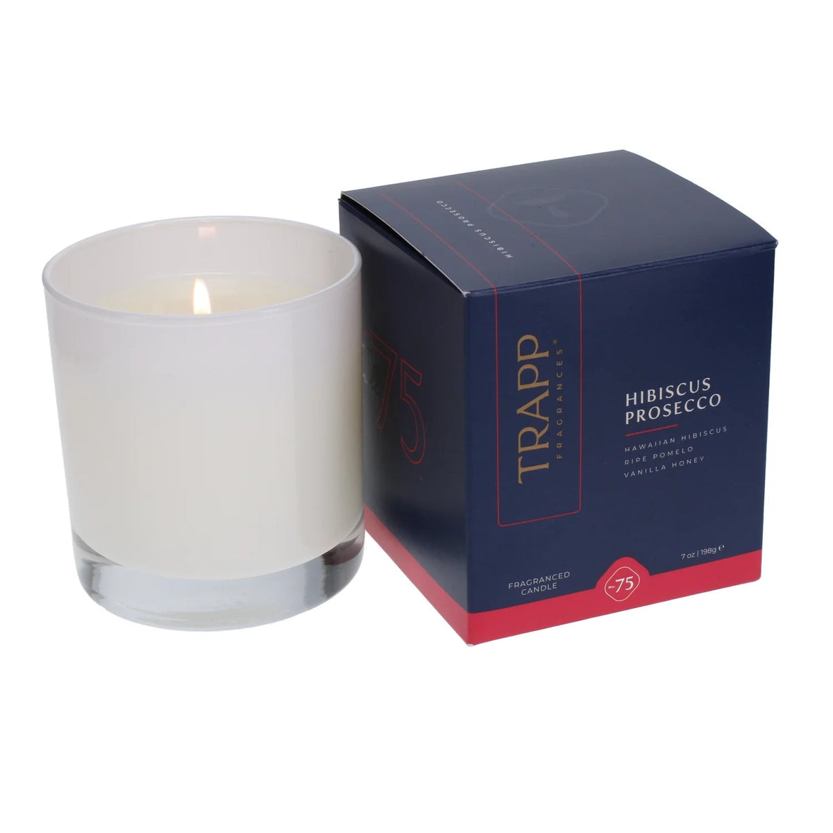 No. 75 Hibiscus Prosecco 7 oz. Candle in Signature Box - Robert's-Trapp-Robert's