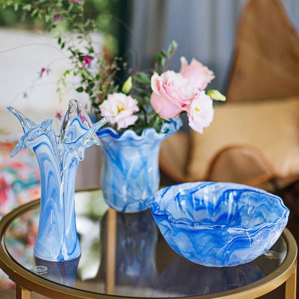 Onda Glass Cobalt Small Bowl - Robert's-VIETRI-Robert's