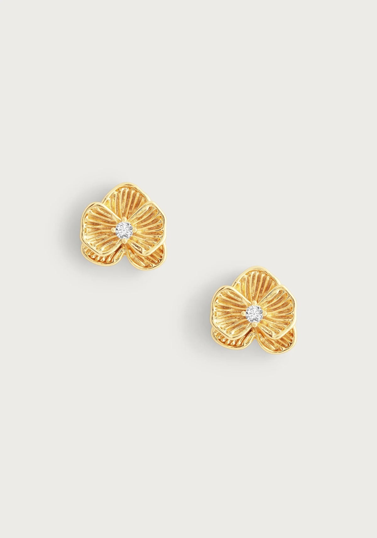 Orchid Gold Stud Earrings - Robert's-Anabel Aram-Robert's